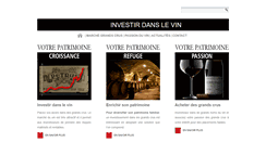 Desktop Screenshot of investir-dans-le-vin.com